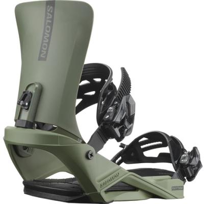 SALOMON スノーボード ビンディング（色：グリーン系）｜スノーボード