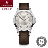 ビクトリノックス 公式 腕時計 VICTORINOX Alliance アライアンス  ホワイト・レザーブラウン  241907 日本正規品 保証書付 時計 メンズ 防水 | ビクトリノックス公式Yahoo!ショッピング店