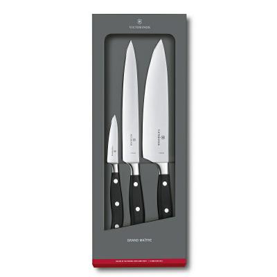 VICTORINOX（ビクトリノックス）包丁セット　スタンド　ナイフ6本スイス製 VICTORINOX ビクトリノックス 公式 三徳包丁 溝付 ブレード17cm