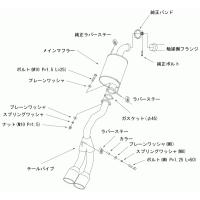 【HKS】 マフラー リーガル(LEGAL) KC-1 マツダ AZワゴン CBA-, DBA- MJ23S K6A(TURBO) [31013-AS018] | ビゴラス