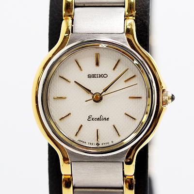 セイコー 7321-6260 腕時計 ウォッチ クォーツ ロゴ ゴールド色 SEIKO - セイコー 7321-6260 腕時計 ウォッチ クォーツ ロゴ ゴールド