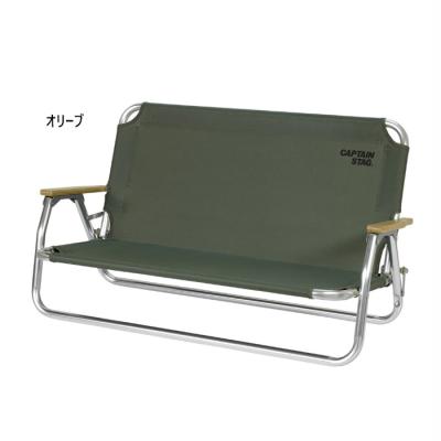 キャプテンスタッグ 2点セット　ベンチ　チェア　2人掛け　新品　未使用近い キャプテンスタッグ 2点セット ベンチ チェア 2人掛け 新品 未