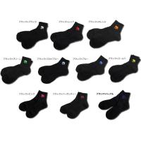 EGOZARU/エゴザル ワンポイント ソックス(ブラックベース) (EZAC-8802