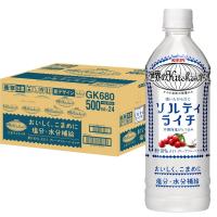 キリン 世界のKitchenから ソルティライチ 500ml 24本 ペットボトル 塩分・水分補給飲料 熱中症対策 スポーツドリンク | vittorieヤフー店