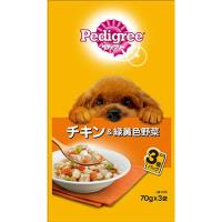 ペディグリー3Ｐ　成犬用旨みチキン＆野菜  ペット 猫フード パウチ カップ ビバホーム | ビバホーム オンライン ヤフー店