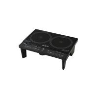 ヤマゼン　2口IH調理器 脚付き [2口 /100V]　YES-WL1456 約180×560×410mm ブラック ビバホーム | ビバホーム オンライン ヤフー店