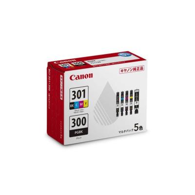 Canon BCI-301+300 5色セット キヤノン プリンターインク BCI-301+300 / 5MP 大容量 5色セット