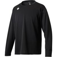 デサント DESCENTE ワンポイントロングスリーブシャツ スポーツ 長袖Tシャツ (dmc5801lb-blk) | ビバスポーツ ヤフー店