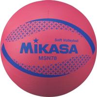 ミカサ mikasa ソフトバレー78CM アカ バレー競技ボール (msn78r) | ビバスポーツ ヤフー店