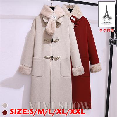 美品★ 大きいサイズ 23区 46 3L ダッフルコート ローデンクロス 赤 ダッフルコート 赤（サイズ（S/M/L）：3L（XXL））のおすすめ人気商品