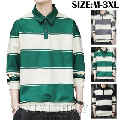 ボーダーシャツ、ラガーシャツ（メンズファッション）（サイズ（S/M/L