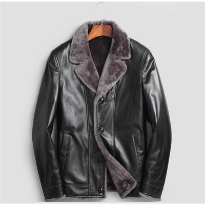 極美品 天然 シープスキン ムートンコート 本革 黒 ブラック XL相当 極美品 天然 シープスキン ムートンコート 本革 黒 ブラック XL相当