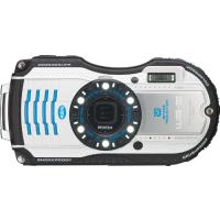PENTAX 防水デジタルカメラ PENTAX WG-3 ホワイトブルー 1cmマクロ マクロスタンド付属 LEDライト PENTAX WG-3WHB | World Happiness
