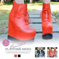 厚底ショートブーツ 15cmヒール Punk 黒 ブラック ロリータ コスプレ 靴 超厚底 スニーカー 冬コミ 背が高くなる コス 大きいサイズあり Chddxn08 Feel Home 通販 Yahoo ショッピング