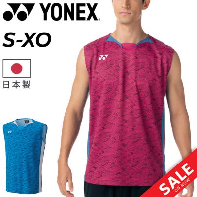 YONEX バドミントン タンクトップ S ネイビー/ピンク メンズ ノースリーブ（バドミントン用品） | スポーツ の商品一覧 通販