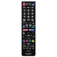 シャープ 液晶テレビ用 リモコン ブラック系 0106380482 リモートコントローラー 故障 壊れた 買い替え | Web Shop ゆとり Yahoo!店