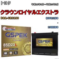 バッテリー デルコア GSPEK トヨタ クラウンロイヤルエクストラ DBA-GRS180 - G-85D23L/PL | ワコムジャパン