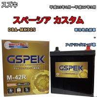 バッテリー デルコア GSPEK スズキ スペーシア カスタム DBA-MK32S - M-42R | ワコムジャパン