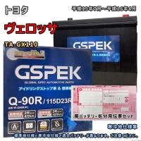 バッテリー GSPEK W-Q90R/PL 廃バッテリー回収サービス付 トヨタ ヴェロッサ TA-GX110 平成13年7月〜平成16年4月 対応 Q-85R 互換 11 | 3Linkヤフーショッピング店