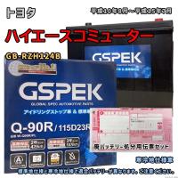 バッテリー GSPEK W-Q90R/PL 廃バッテリー回収サービス付 トヨタ ハイエースコミューター GB-RZH124B 平成10年8月〜平成15年7月 対応 Q-85R 互換 121 | 3Linkヤフーショッピング店