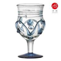 石塚硝子 ISHIZUKA GLASS アデリアグラス ADERIA GLASS 津軽びいどろ 陸奥湾　台付グラス F49693 ワイングラス 170ml | WADA TOKI