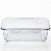 石塚硝子 ISHIZUKA GLASS アデリアグラス ADERIA GLASS Cook-Look レクタングル1000WT H8765 保存容器 1000ml | WADA TOKI