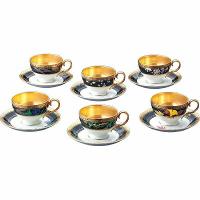 Noritake ノリタケ  SHIKISAI RONDO 四季彩舞曲 ティー・コーヒー碗皿揃（6客）（絵変り） N50787/4656-AS 4656-AS/N50787 カップ&amp;ソーサー ティーカップ … | WADA TOKI