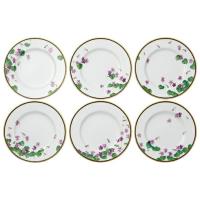 Noritake ノリタケ SUMIRE（VIOLET） すみれ 27cmディナー皿揃（絵変り6枚）N59820/T773-16 T773-16/N59820 大皿 | WADA TOKI