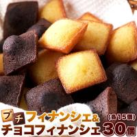 プチフィナンシェ ＆ プチチョコフィナンシェ 30個 送料無料 個包装 洋菓子 フィナンシェ チョコフィナンシェ プレゼント ギフト バレンタイン ホワイトデー | ワイワイプラザ