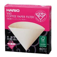 HARIO Ｖ６０用ペーパーフィルター０１Ｍ　１２杯用　４０枚入 | モノグラムキッチン