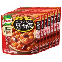 味の素 クノール ポタージュで食べる豆と野菜 深いコクの完熟トマト スープ レトルトスープ スープ レトルト 野菜スープ 180g ×7個