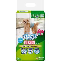 マナーウェア 長時間オムツ 男の子おしっこ用 超小〜小型犬用 SSサイズ デニム＆ストライプ 44枚 | ペットの専門店コジマ