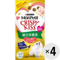 【セット販売】モンプチ クリスピーキッス 総合栄養食 とびきり贅沢サーモン味 24g×4コ | ペットの専門店コジマ