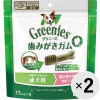 【セット販売】グリニーズ プラス 成犬用 超小型犬用 ミニ［体重1.3-4kg］ 60本×2コ | ペットの専門店コジマ