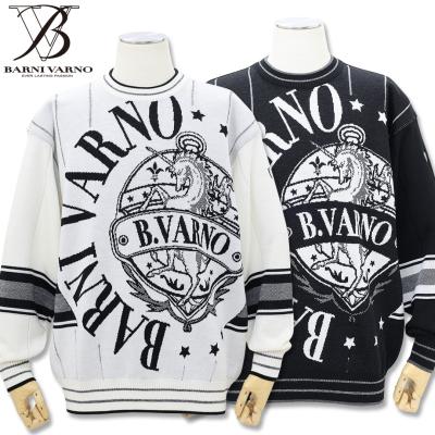 BARNI VARNO バーニヴァーノ パーカー 背面プリント ワッペン 長袖 BARNI VARNO バーニヴァーノ パーカー 背面プリント ワッペン 長袖