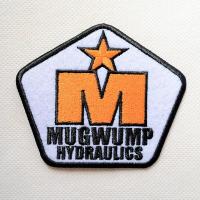 USAアドバタイジングワッペン MUGWUMP(ホワイト&amp;ブラック) 名前 作り方 100831-7 | ワッペン・雑貨通販ワッペンストア