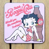 ラバーコースター ベティブープ Betty Boop(ドリンク) COB-006B | ワッペン・雑貨通販ワッペンストア