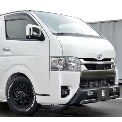 ハイエース及びレジアス　車検対応品 M'z SPEED 【つや消しブラック仕様】[200系 ハイエースバン]クロス
