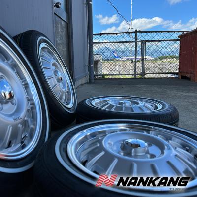 す*る様 14インチタイヤホイール中古美品155/65/14ホワイトリボン ホワイトリボンタイヤ 14インチ（NANKANG）のおすすめ人気商品一覧