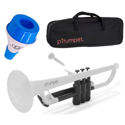 【美品】ミニトランペット ZO PC-10 プラスチックピッコロトランペット ダークブルー