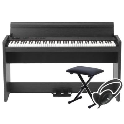 【追加配送費込み・専用】2020年製！スリムで人気！KORG LP380 電子ピアノ （ブラック）【ヘッドホン付き】 | コルグ | LP-380-BK U