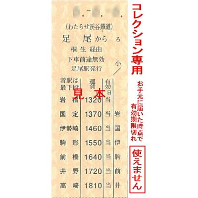 わたらせ渓谷鐵道 - 記念きっぷ｜Yahoo!ショッピング