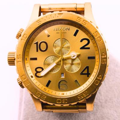 NIXON メンズ腕時計（ベゼルカラー：ゴールド系）｜腕時計、懐中時計