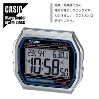 【即納】 国内正規品 CASIO カシオ 置時計 デジタルクロック レトロ 電波 / 温度・湿度計測 / アラーム  DQD-851J-8JF | WATCH INDEX