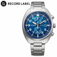 シチズン 腕時計 レコードレーベル スタンダードスタイルプラス CITIZEN RECORD LABEL Standard Style + メンズ ブルー シルバー 時計 CA7040-85L | 正規腕時計の専門店ウォッチラボ