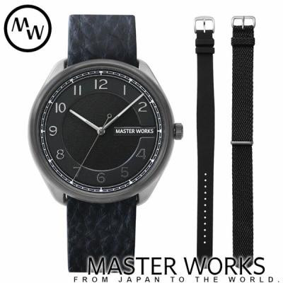 マスターワークス　Quattro / 001 腕時計 ブラック MW08SI1-GCBKG81 | COLLECTION | 世界各地から時計職人の