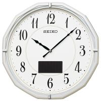 SEIKO[ セイコー]　セイコークロック　SF244W　掛時計 ソーラー 電波クロック　正規品 | ウォッチ倶楽部 富士