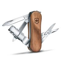 父の日 正規品 VICTORINOX 0.6461.63 ビクトリノックス ネイルクリップ ウッド ハサミ 爪切り やすり ナイフ キーリング付き | la nature