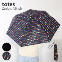 トーツ totes 傘 08411 BLK H36 折り畳み 折りたたみ傘 しずくドロップ 防水 旅行 日除け 晴雨兼用 UV加工 TOTES 柄 高級感 上品 人気