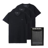ディーゼル DIESEL Tシャツ 00SPDM-0AALW-900-M メンズ ブラック 3枚セット | ウォッチリスト